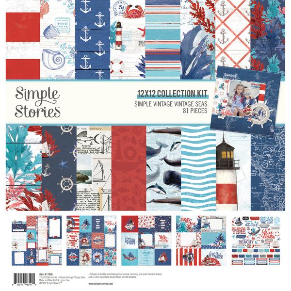 Simple Stories - Vintage Seas  - Collectors Essential Kit 