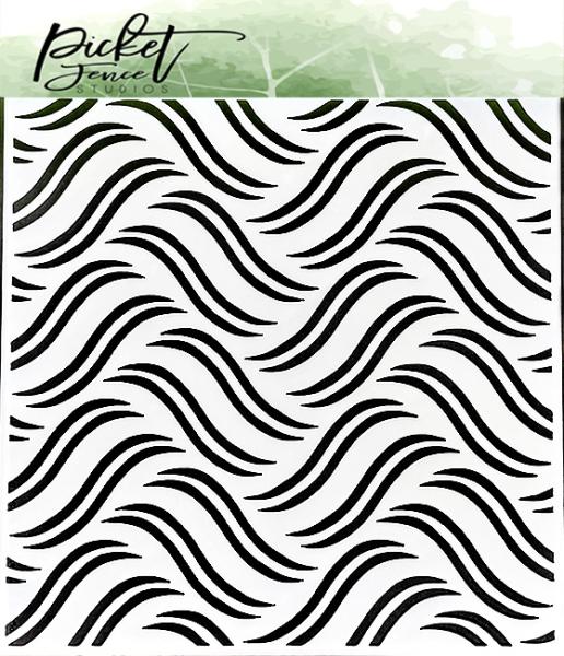 Picket Fence Studios "Moving Air " Stencil - Schablone