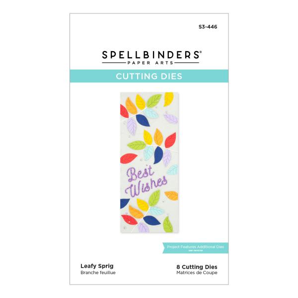 Spellbinders Dies "Leafy Sprig Etched" Stanzschablonen