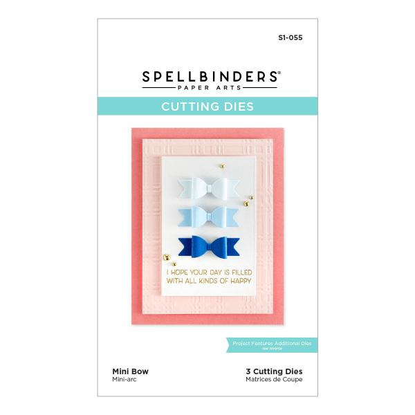 Spellbinders Dies "Mini Bow Etched" Stanzschablonen