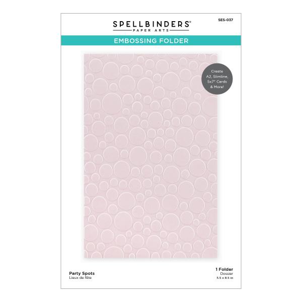Spellbinders Embossingfolder "Party Spots" - Prägefolder