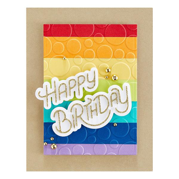 Spellbinders Embossingfolder "Party Spots" - Prägefolder