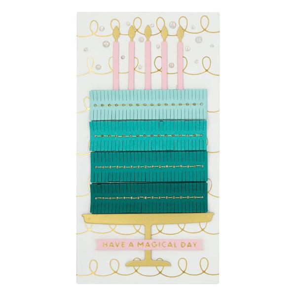 Spellbinders Dies "Stitched Fringe Cake Etched" Stanzschablonen