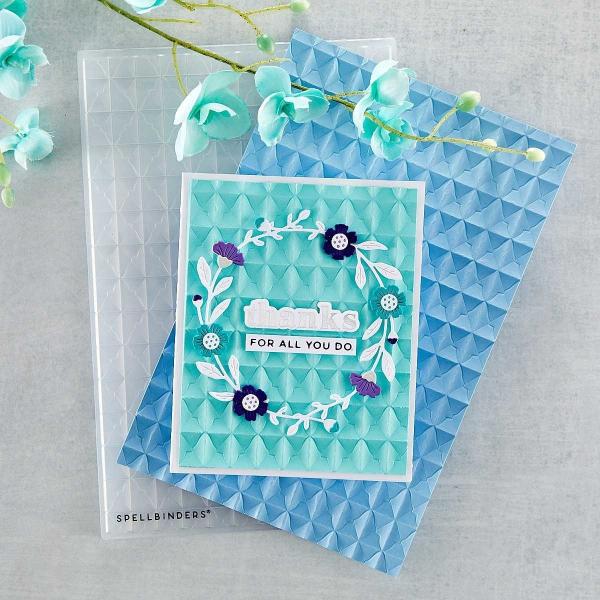 Spellbinders Embossingfolder "Tile Mosaic 3D" - Prägefolder