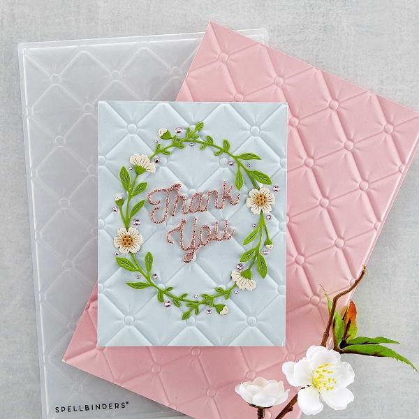 Spellbinders Embossingfolder "Tufted 3D" - Prägefolder