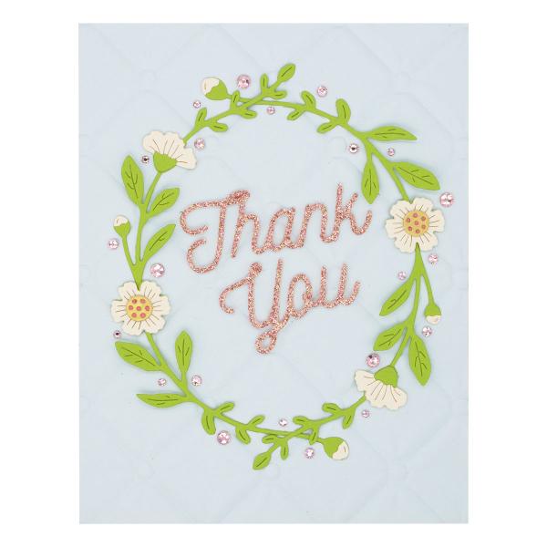 Spellbinders Dies "Wreath Builder Etched" Stanzschablonen