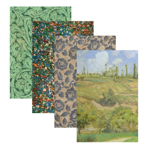 Spellbinders Paper Pad "Blue Green Palette Sampler" 