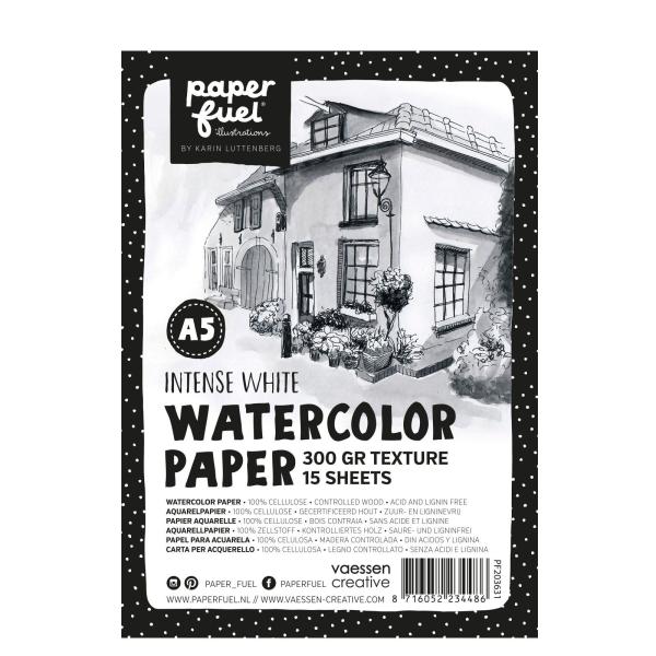 Paperfuel  "Aquarellpapier texture A5"