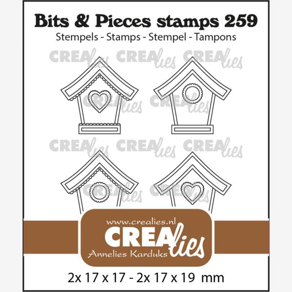 Crealies - Bits - Pieces Stempel Birdhouse  