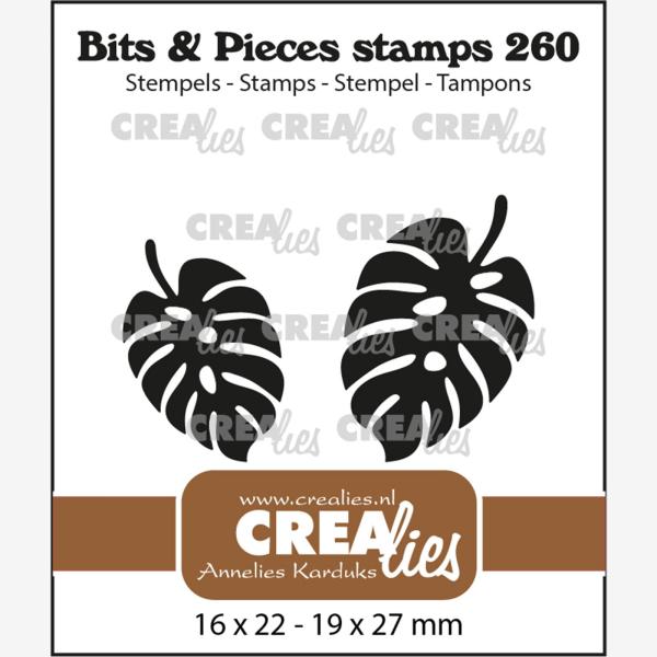 Crealies - Bits - Pieces Stempel Botanical Leaf  