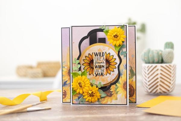 Crafters Companion - The Sunflower Collection - 12" Paper Pack