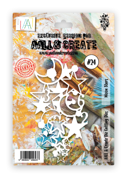 AALL and Create Moon Stars  Stamps - Stanze A6