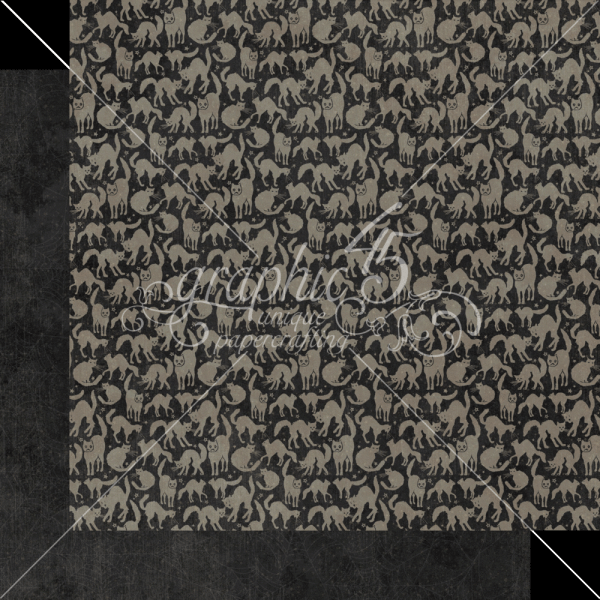 Graphic 45 "Charmed" 12x12" Patterns & Solid Pad