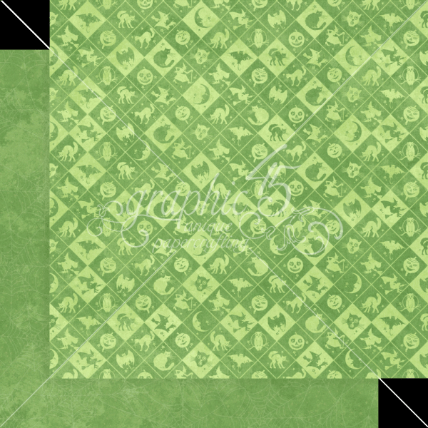 Graphic 45 "Charmed" 12x12" Patterns & Solid Pad