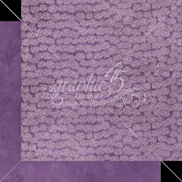 Graphic 45 "Charmed" 12x12" Patterns & Solid Pad