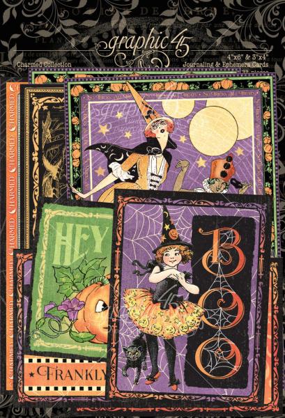 Graphic 45 "Charmed " Ephemera - Stanzteile