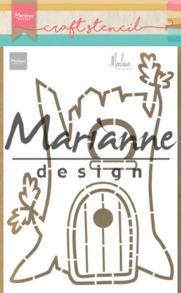 Marianne Design - Stencil - by Marleen Treehouse  - Schablone 
