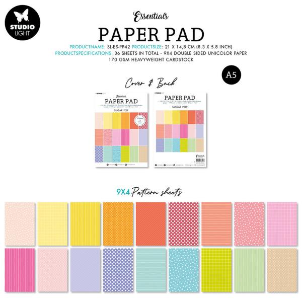 Studio Light - Paper Pad - Sugar Pop 