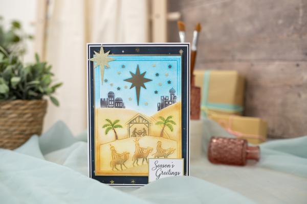 Crafters Companion -Bethlehem Collection Follow  Cut & Emboss - Prägefolder