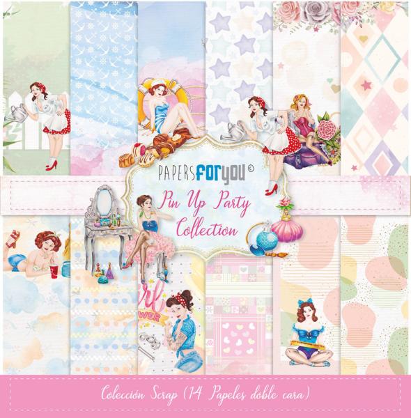 Papers For You - Paper Pad- Pin Up Party  30.5 x 32 cm - Paper Pack