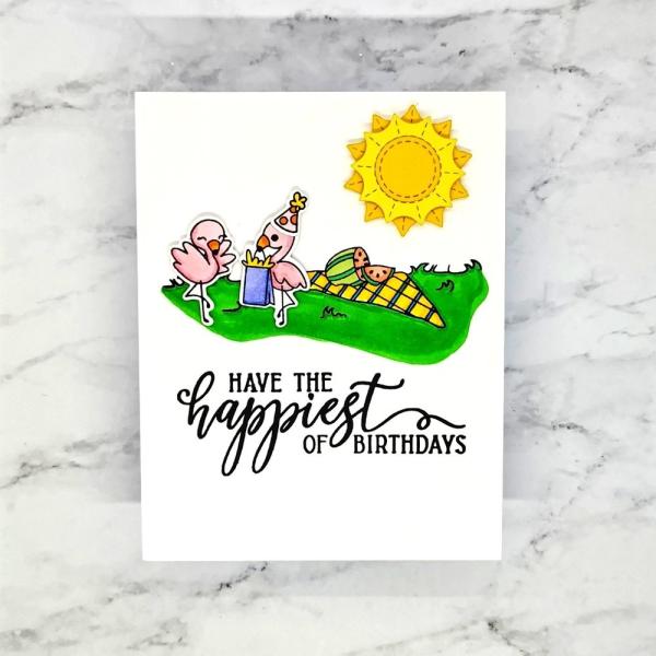 LDRS-Creative Essential Birthday Sentiments  Clear Stamps