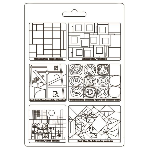 Stamperia - Soft Mould - "Bauhaus Squares" - Gießform