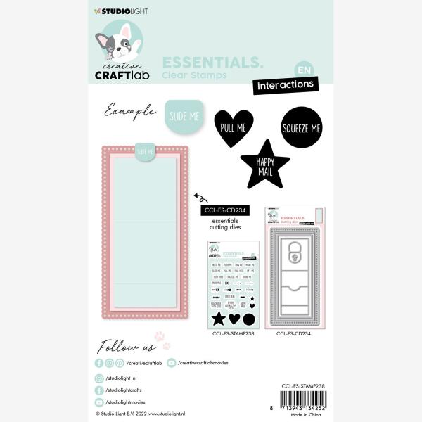 Creative Craft Lab - Studio Light - Clear Stamp - Interactions  - Stempel