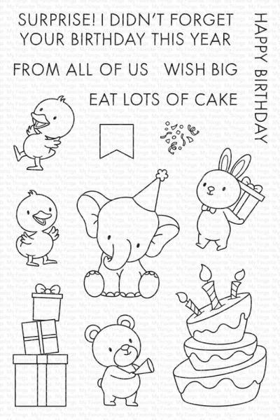 My Favorite Things Stempelset "Eat Lots of Cake" Clear Stamp Set