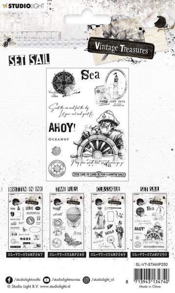 Studio Light - Clear Stamps "Vintage Treasures - Sail" - Stempel 