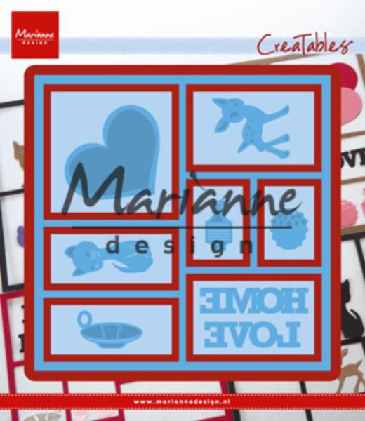 Marianne Design Creatables - Dies - Layout  - Präge - und Stanzschablone 