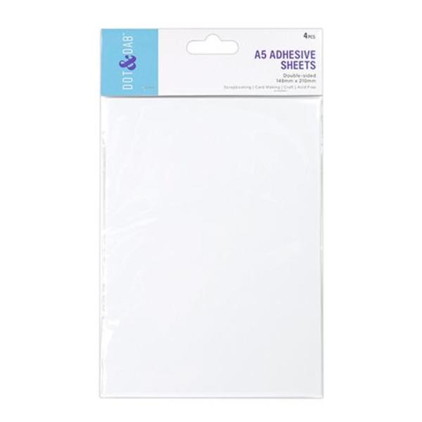Trimcraft Dot & Dab A5 Adhesive Sheets  