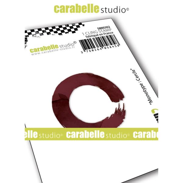 Carabelle Studio - Cling Stamp Art - monotype Circle - Stempel