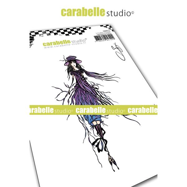 Carabelle Studio - Cling Stamp Art - La fÃ®e Bleuet  - Stempel