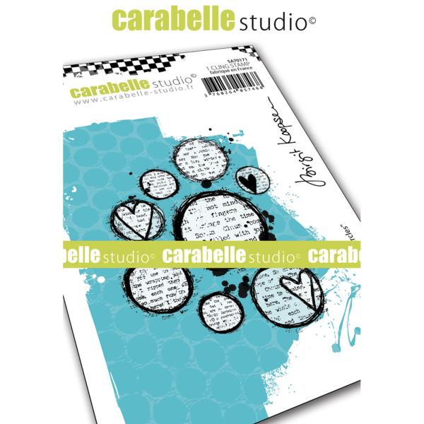Carabelle Studio - Cling Stamp Art -  Lovely circles - Stempel