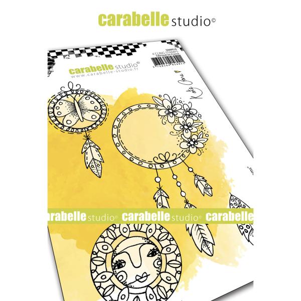 Carabelle Studio - Cling Stamp Art - Boho Dreams  - Stempel
