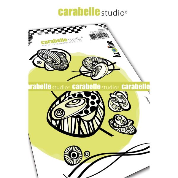 Carabelle Studio - Cling Stamp Art -  Precious rollers - Stempel