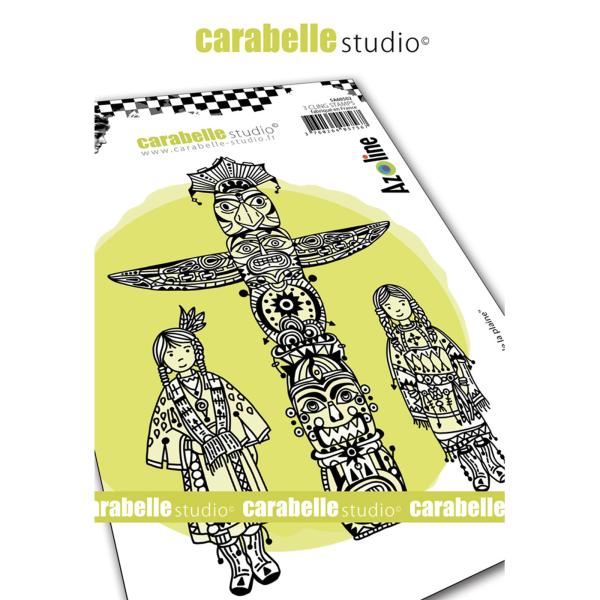 Carabelle Studio - Cling Stamp Art - Plain zinuks - Stempel