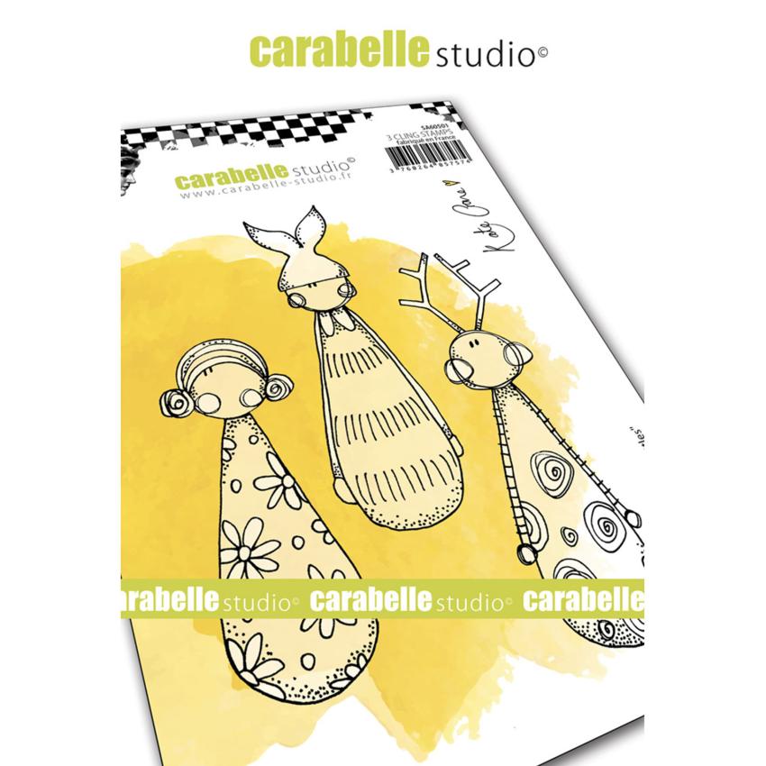 Carabelle Studio - Cling Stamp Art -  little Skittles - Stempel