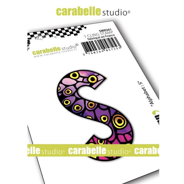 Carabelle Studio - Cling Stamp Art - Alphabet S - Stempel
