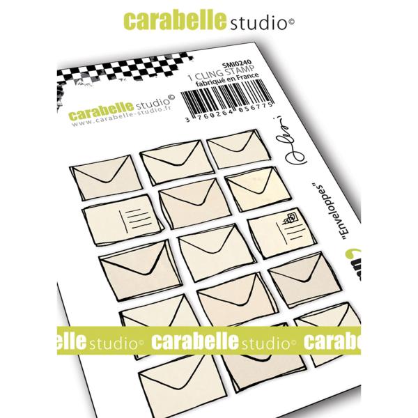 Carabelle Studio - Cling Stamp Art - Enveloppes - Stempel