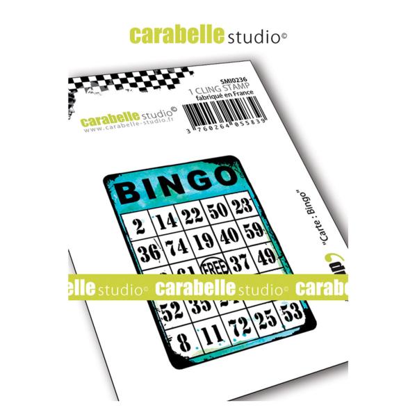 Carabelle Studio - Cling Stamp Art - Carte Bingo - Stempel
