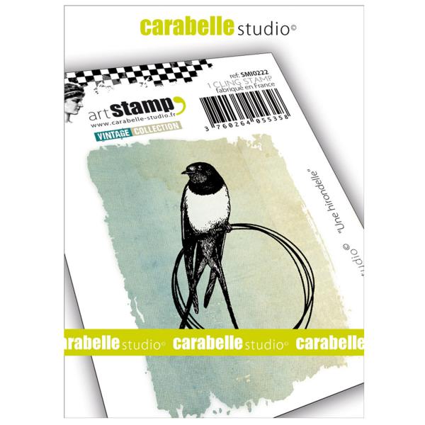 Carabelle Studio - Cling Stamp Art - Schwalbe - Stempel