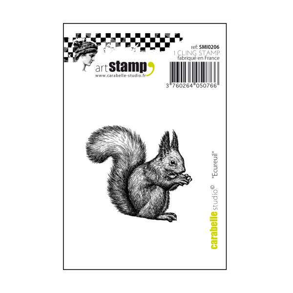 Carabelle Studio - Cling Stamp Art - Ecureuil - Stempel