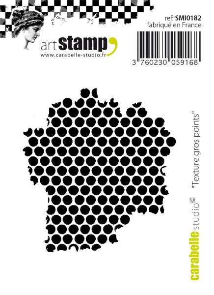 Carabelle Studio - Cling Stamp Art - Gros Points - Stempel
