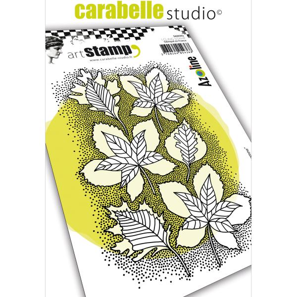 Carabelle Studio - Cling Stamp Art - Herbstblätter - Stempel