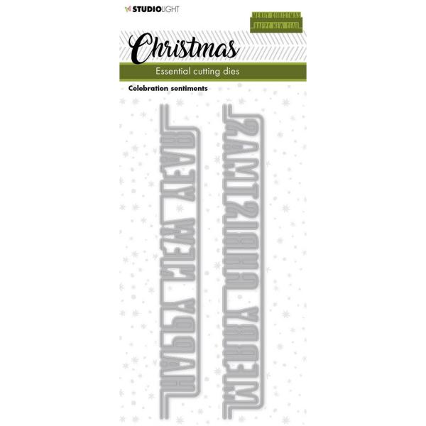 Studio Light - Die Cut - Christmas Celebration Sentiment - Stanze