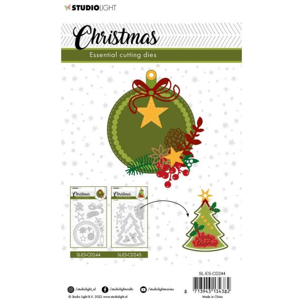 Studio Light - Die Cut -  Christmas Circle Label - Stanze