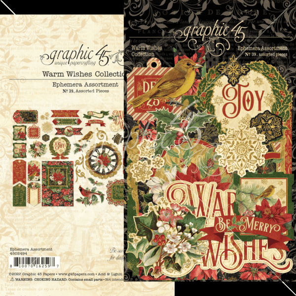 Graphic 45 "Warm Wishes"  - Stanzteile