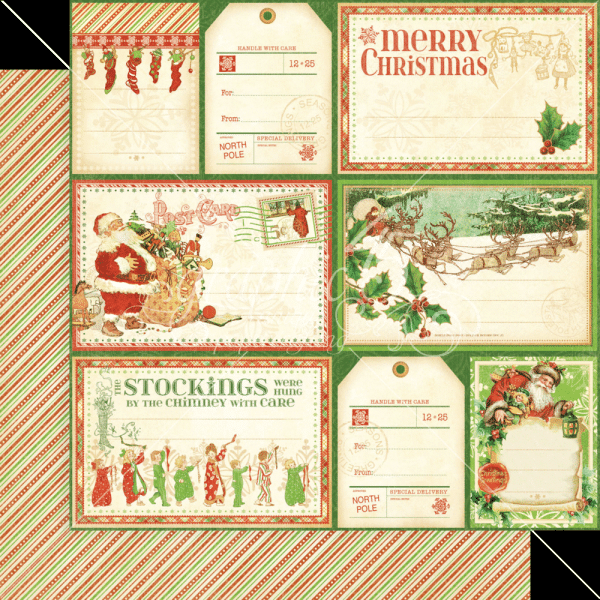 Graphic 45 "Twas the Night Before Christmas" 8x8" Paper Pad