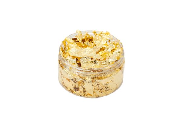 Spectrum Noir - Gilding Flakes - Auriel - Gold  - 200ml - Dekometallflocken